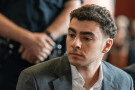 Luigi Mangione attends a pre-trial hearing at Manhattan Criminal Court in New York, Tuesday, Aug. 11, 2026. (David Dee Delgado/Pool Photo via AP)